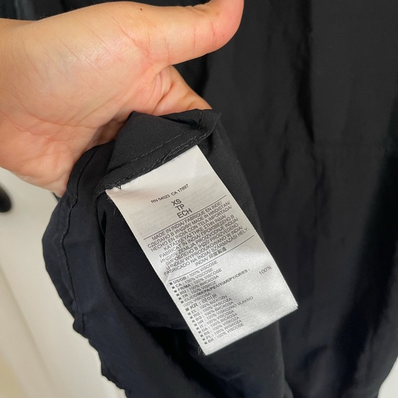 NWT banana Republic black shirt dress - Picture 5 of 6